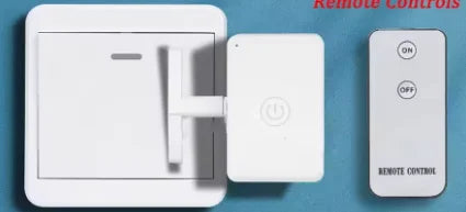Pulsador de botones automático inalámbrico - Interruptor de control remoto para luces y aparatos (ON/OFF para perezosos, sin necesidad de cableado)